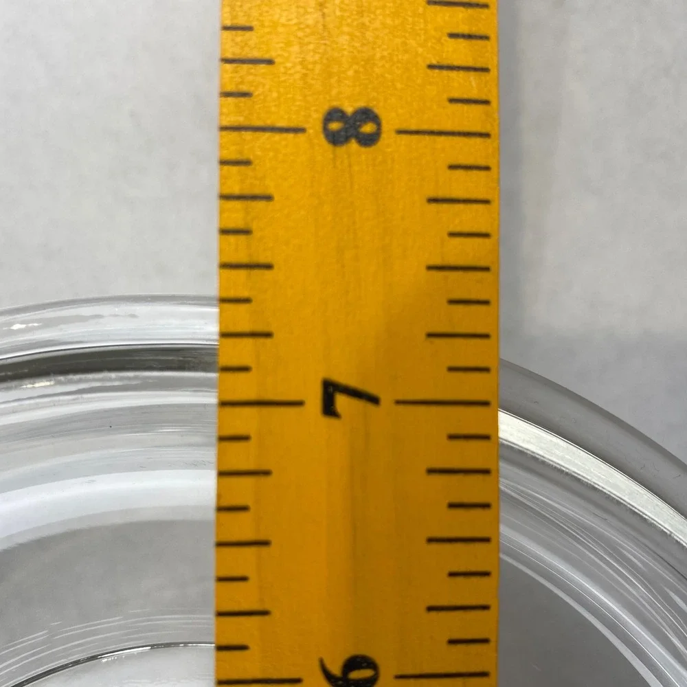 Vintage Pyrex G5C Clear Glass Lid 7.75 Inch Smooth Replacement Casserole